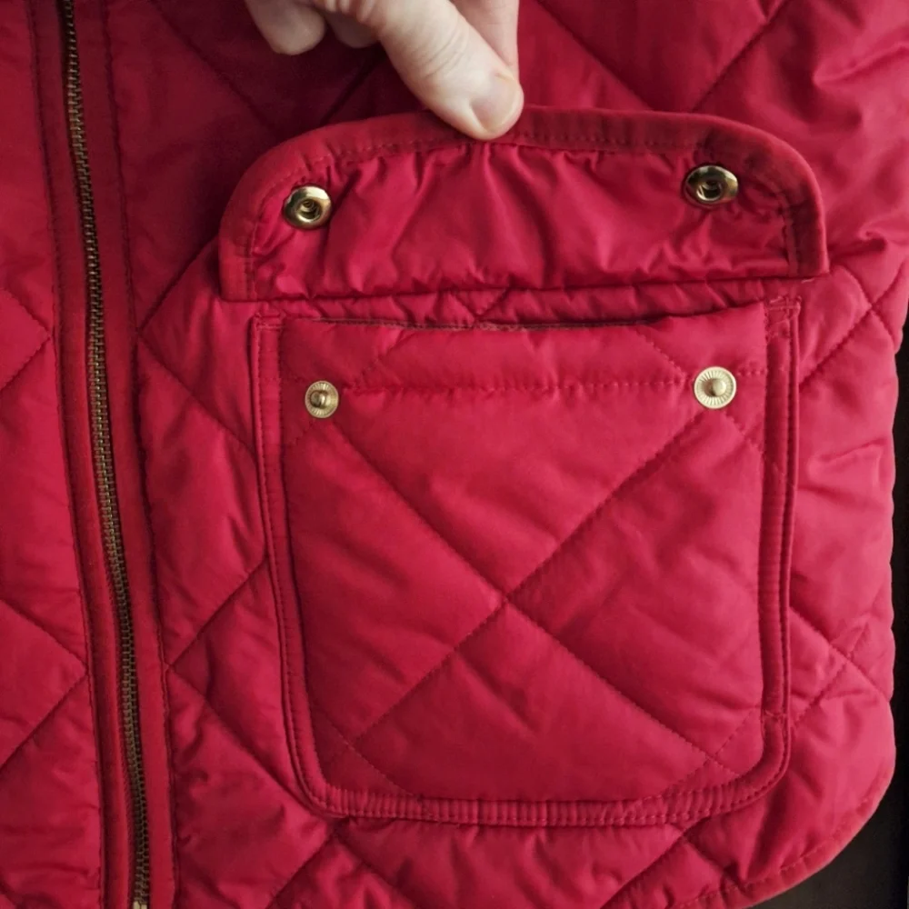 J. CREW | Mercantile Quilted Puffer Vest w/ Snap Pockets